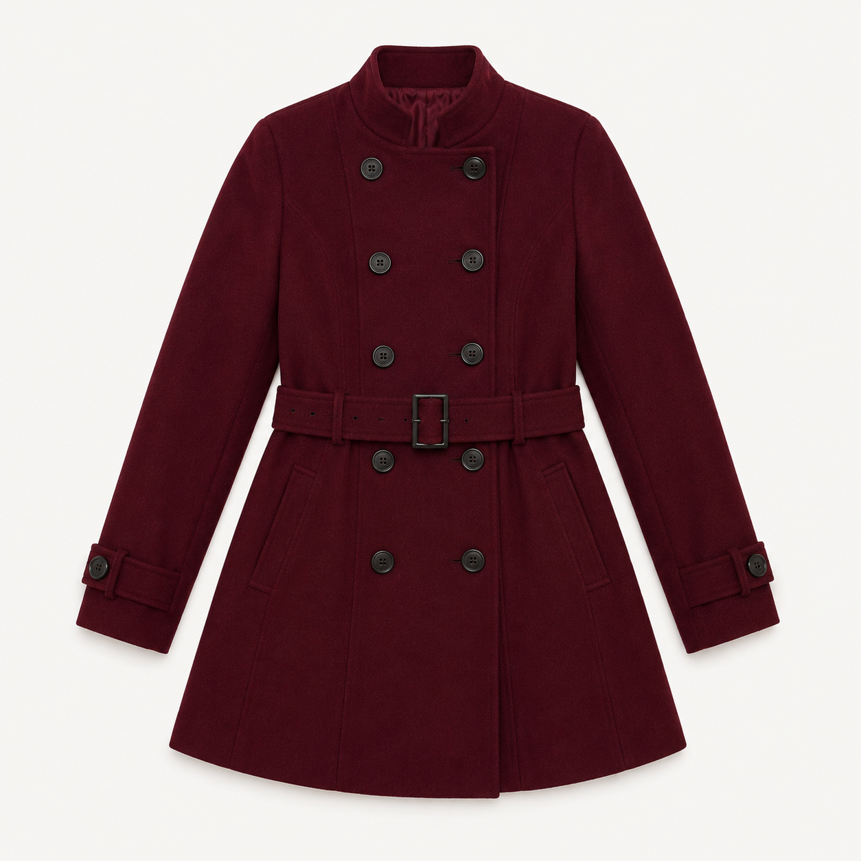 Sobretudo Feminino Vinho Elegante | VIYA