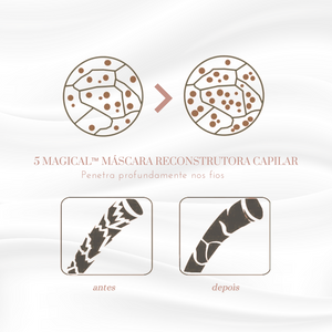 5 MAGICAL™ Máscara Reconstrutora Capilar  - PROMOÇÃO DE PÁSCOA (50% DE DESCONTO)