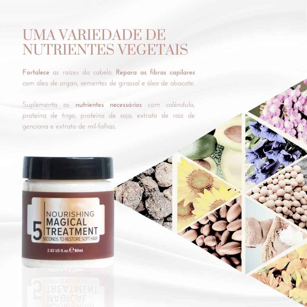 5 MAGICAL™ Máscara Reconstrutora Capilar  - PROMOÇÃO DE PÁSCOA (50% DE DESCONTO)