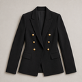Blazer Feminino Preto Elegante de Alfaiataria | VIYA