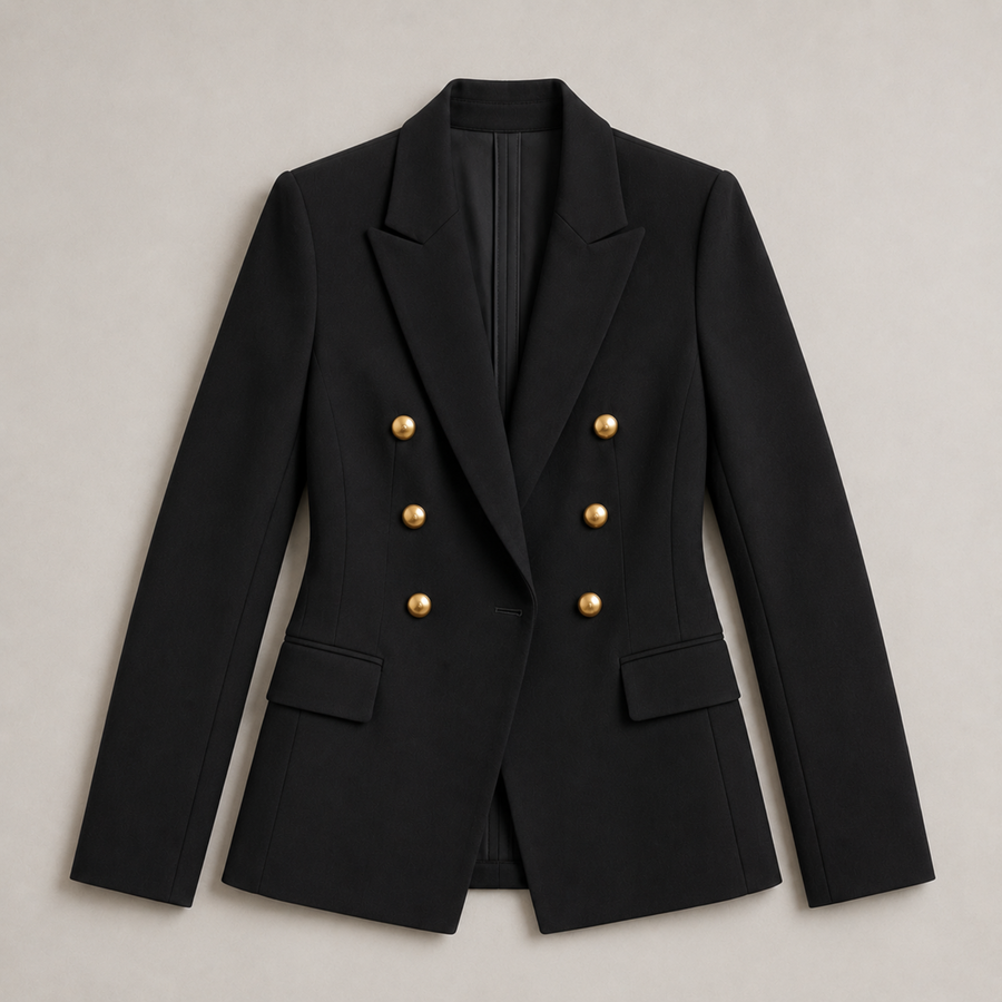 Blazer Feminino Preto Elegante de Alfaiataria | VIYA
