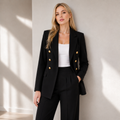 Blazer Feminino Preto Elegante de Alfaiataria | VIYA