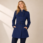 Sobretudo Feminino Azul Marinho | VIYA
