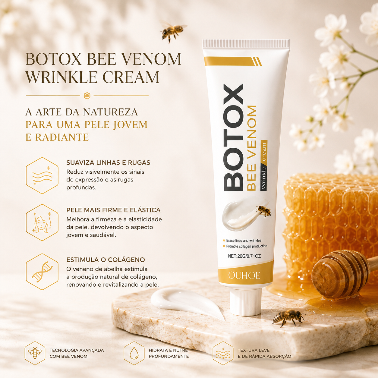BotoxLux™ Creme Lifting com Peptídeos