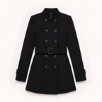 Sobretudo Feminino Preto Elegante | VIYA