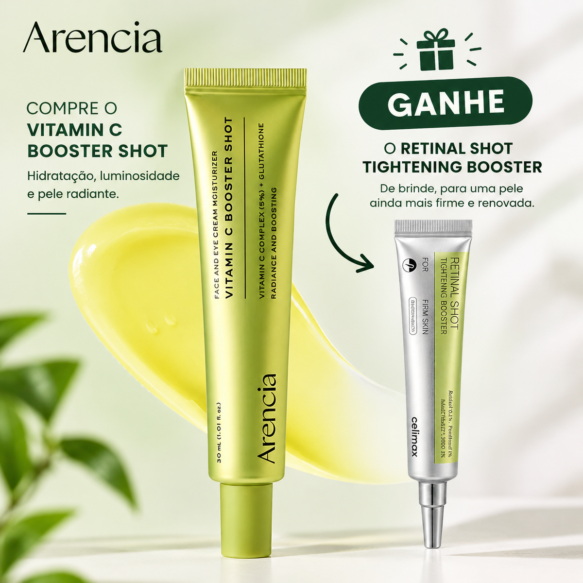Vitamin C Retinal Booster Shot - OFERTA 🎁 ( 50% DE DESCONTO ) + BRINDE Coreano Vita A Retinal