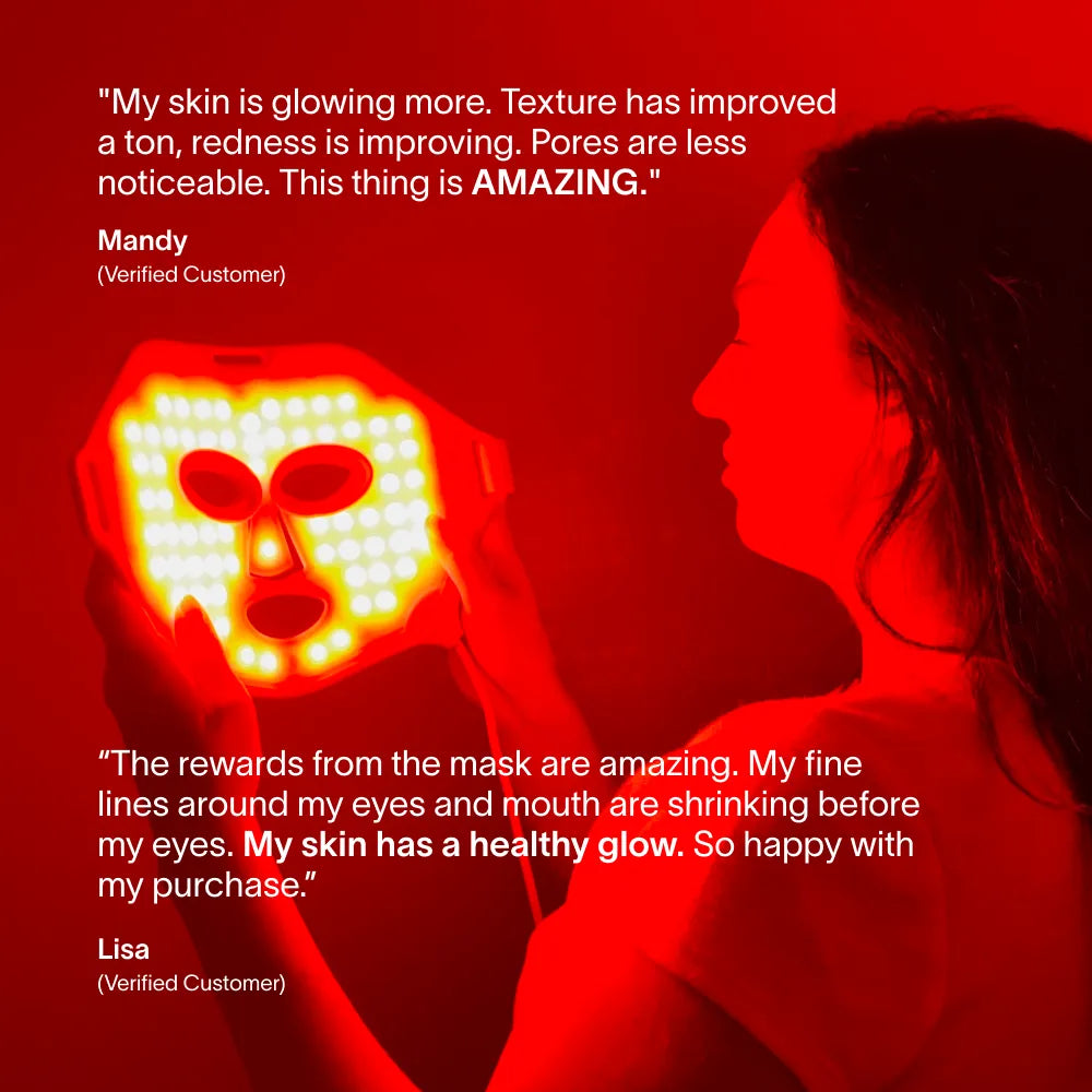 Wrinkle Retreat Red Light Therapy Face Mask