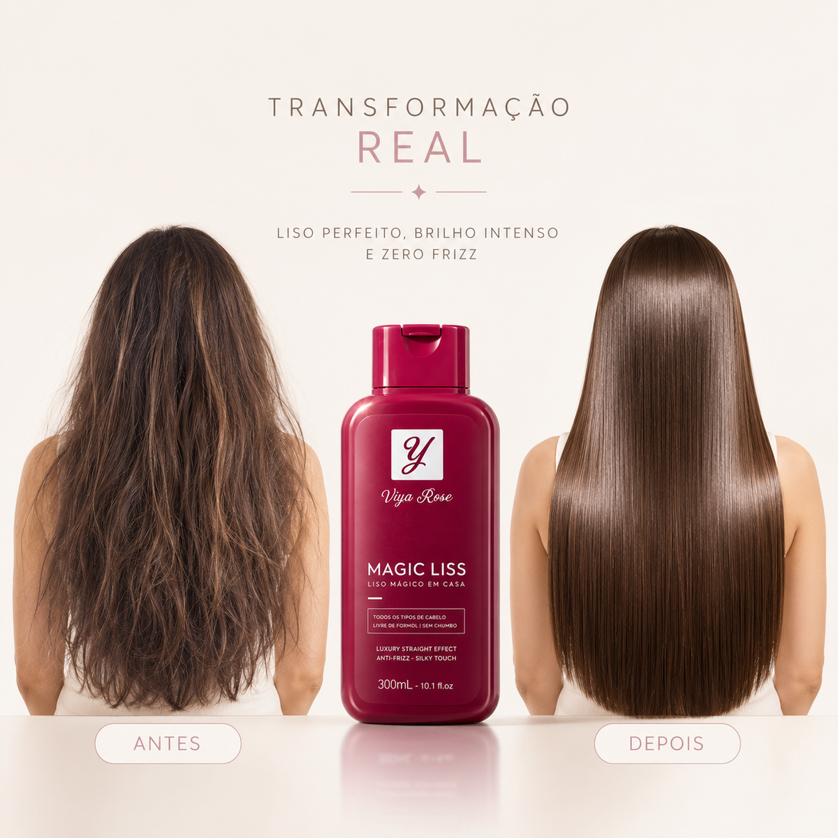 Sérum Capilar ViyaRose® Nova Embalagem