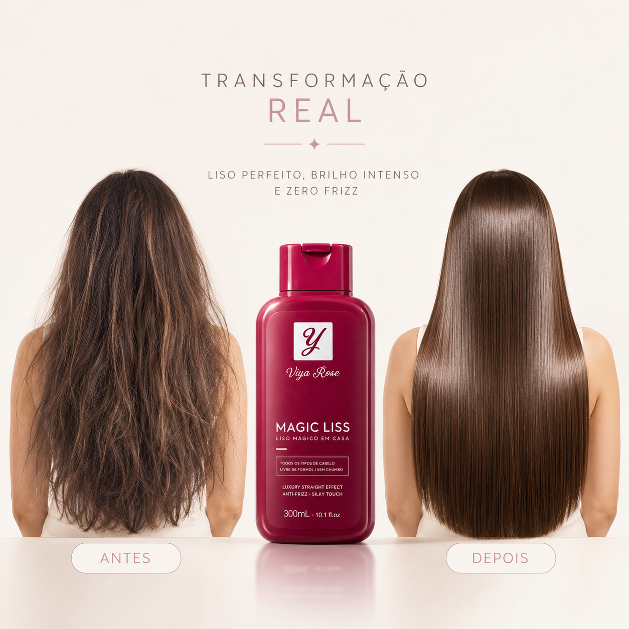 Sérum Capilar ViyaRose® Nova Embalagem