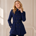 Sobretudo Feminino Azul Marinho | VIYA