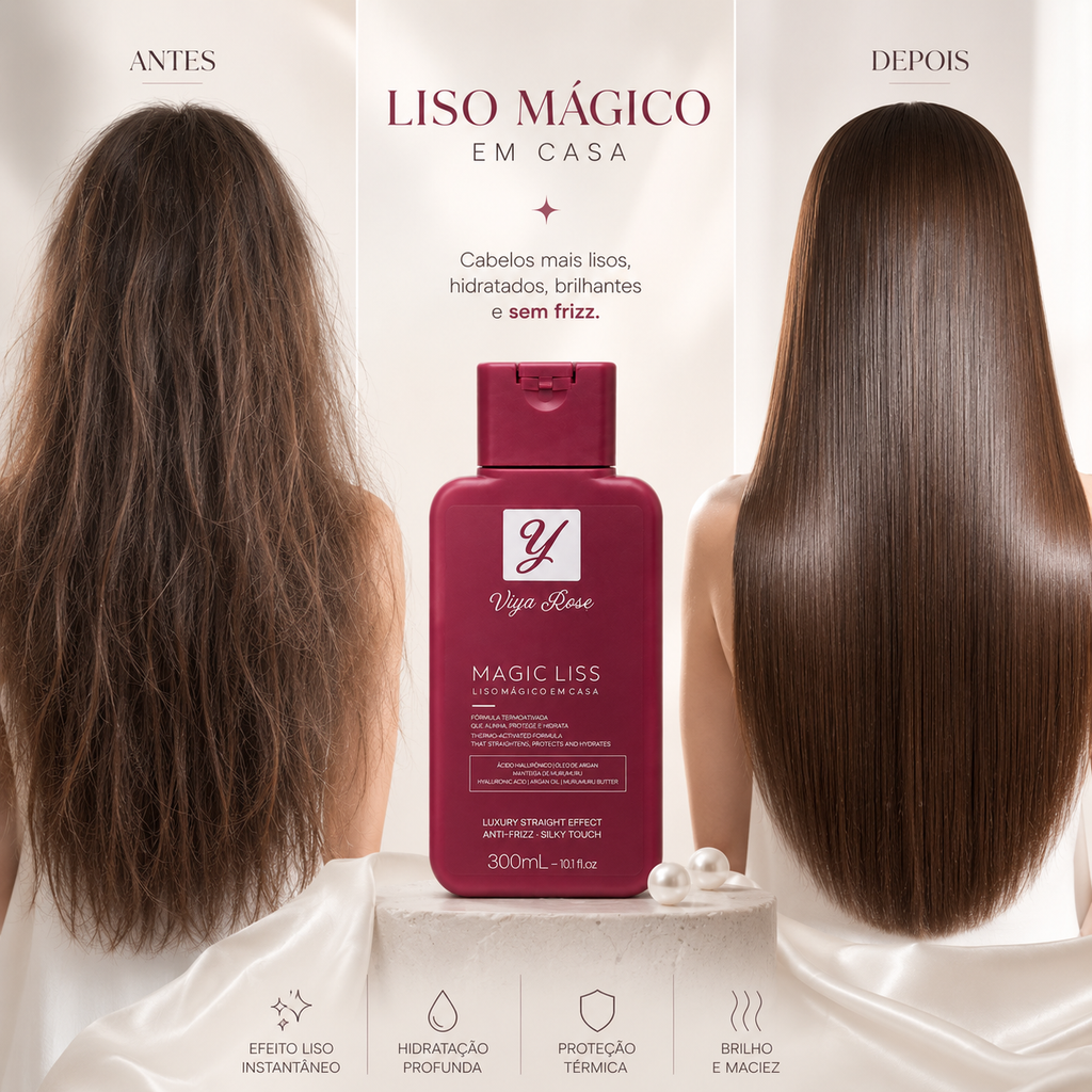 Sérum Capilar ViyaRose® Nova Embalagem