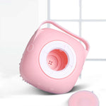 Esponja de banho rosa
