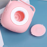 Esponja de banho rosa