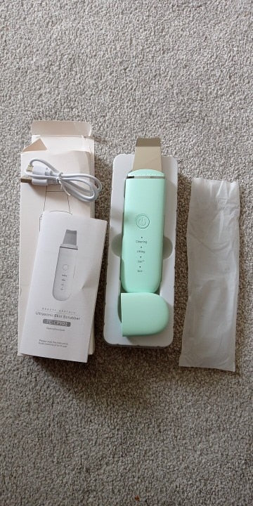Aparelho Peeling Ultrassônico Limpeza Facial – Pele Radiante - viya-stores