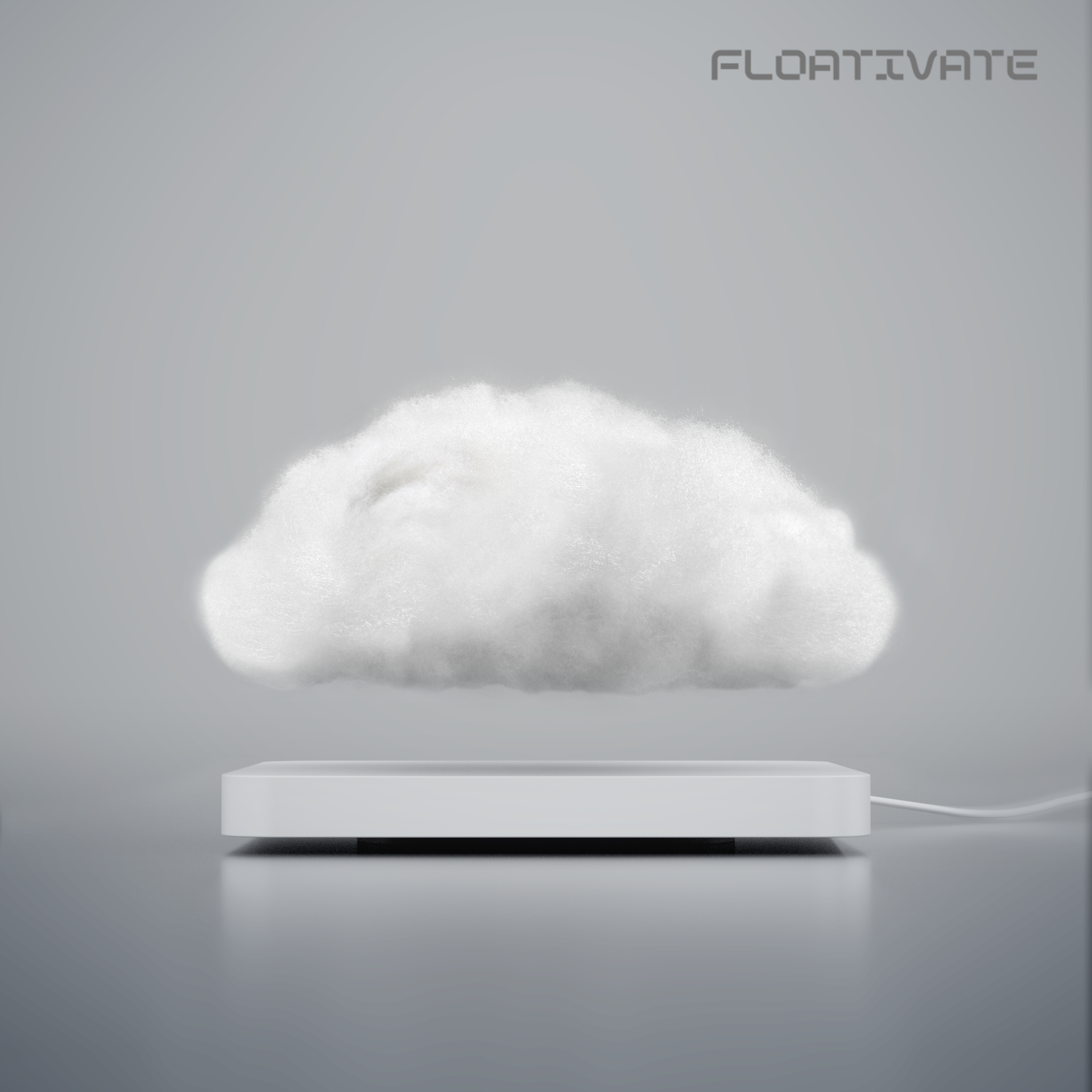 Luminária Flutuante Nuvem - COM SOM DA CHUVA - viya-stores