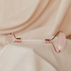 Kit Massagem Facial de Quartzo Rosa DUO - viya-stores