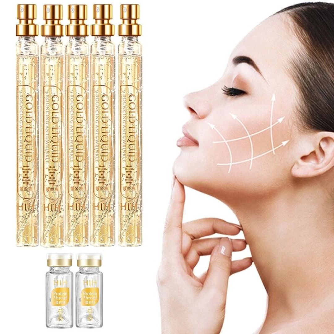 Kit Antirrugas com Fios de Seda e Sérum de Ouro 24k – Soft Skin - viya-stores