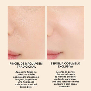 Base Hidratante à Prova d'Água Beauty - Com Esponja Cogumelo Exclusiva - viya-stores