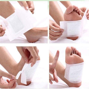 Adesivos Detox Para os Pés Detoxtape - 80 Peças (40 Adesivos Detox + 40 Adesivos de Fixação) - viya-stores