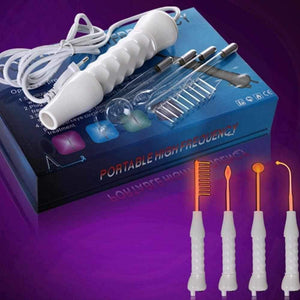 HighSkin Aparelho Alta Frequência para Eletroterapia e Limpeza Pele