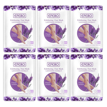 Kit 6 Pares de Meia Esfoliante Para Pés - Máscara Peeling Esfoliante Para Pés - viya-stores