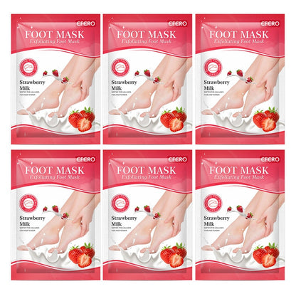 Kit 6 Pares de Meia Esfoliante Para Pés - Máscara Peeling Esfoliante Para Pés - viya-stores