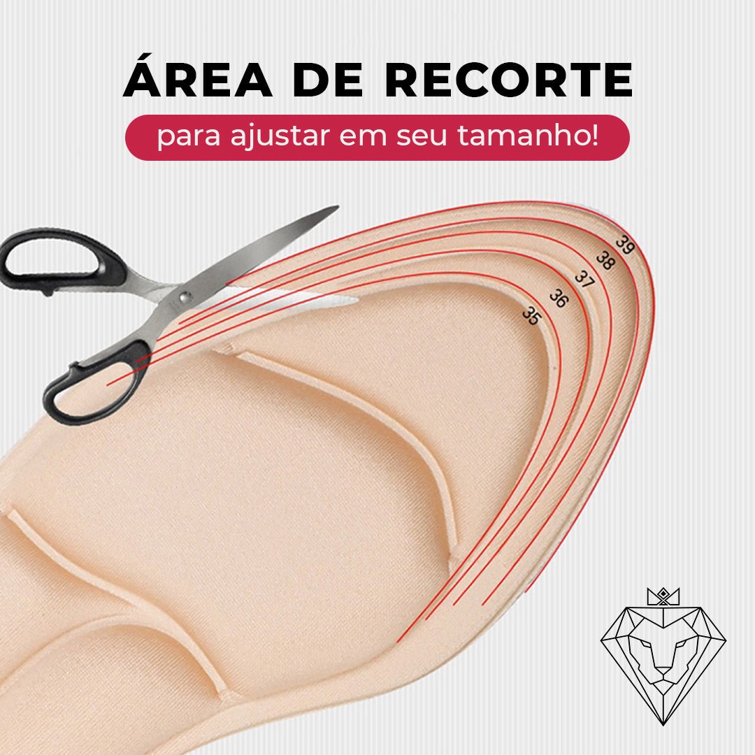 Kit Palmilhas Ortopédicas Feeling Comfort - viya-stores