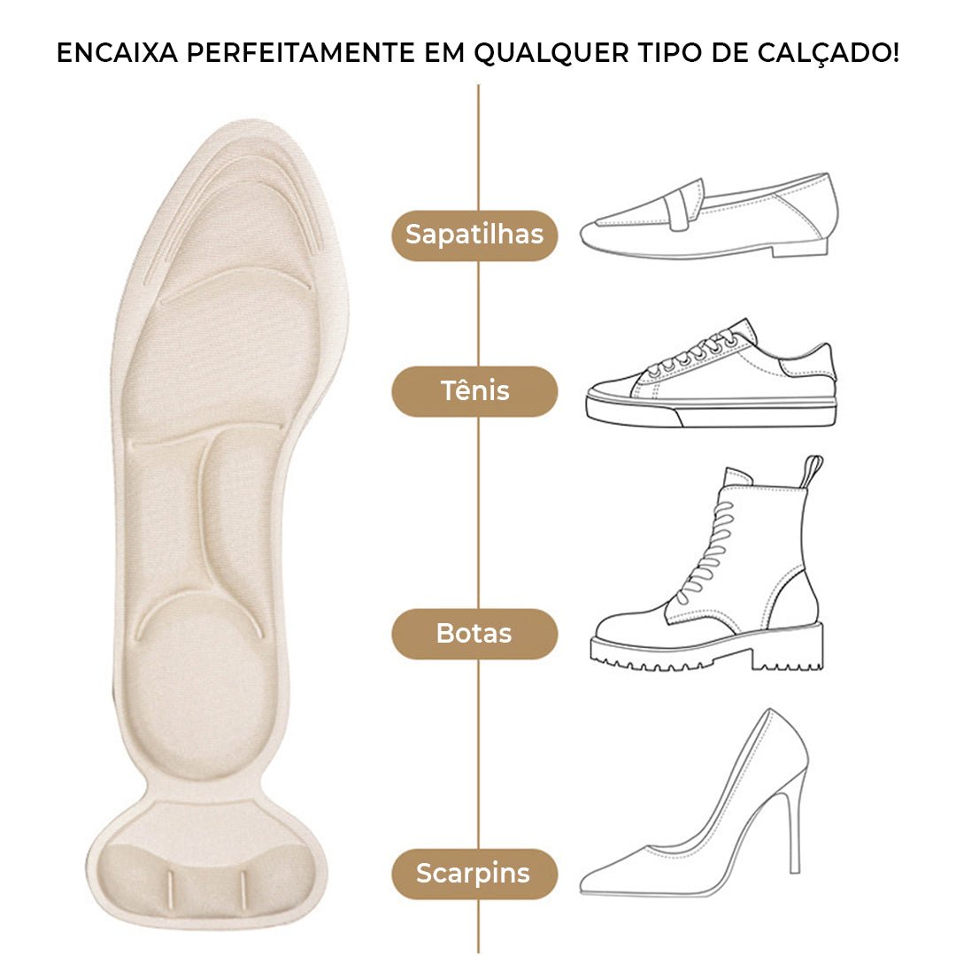 Kit Palmilhas Ortopédicas Feeling Comfort - viya-stores