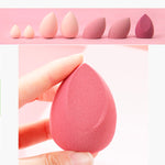 Kit: 7 Esponjinhas Rosa de Maquiagem BBB CREAM no Pote - viya-stores