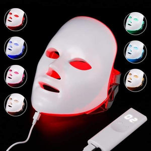 Máscara de Led Rejuvenescedora - Antirrugas e Acnes - viya-stores