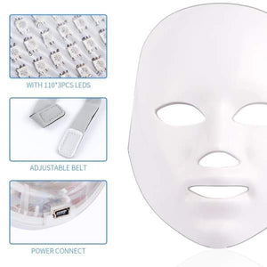 Máscara de Led Rejuvenescedora - Antirrugas e Acnes - viya-stores