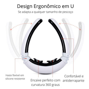 Massageador Pescoço - Massageador Cervical  c/ Eletrodo - viya-stores