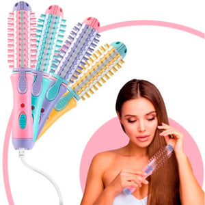 Mini Escova Alisadora e Secadora 2x1 - Perfect Hair - viya-stores