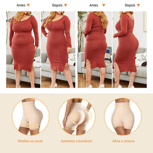 Modelador de Alta Compressão Afina a Cintura e Aumenta o Bumbum - New Shape - viya-stores