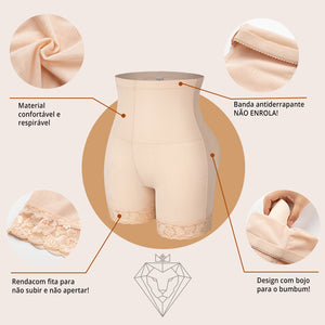 Modelador de Alta Compressão Afina a Cintura e Aumenta o Bumbum - New Shape - viya-stores