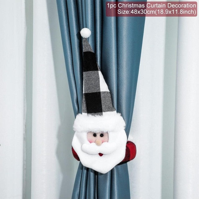 Prendedor de cortinas Natal  - unidade