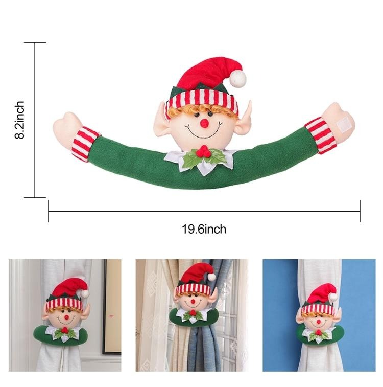 Prendedor de cortinas Natal  - unidade