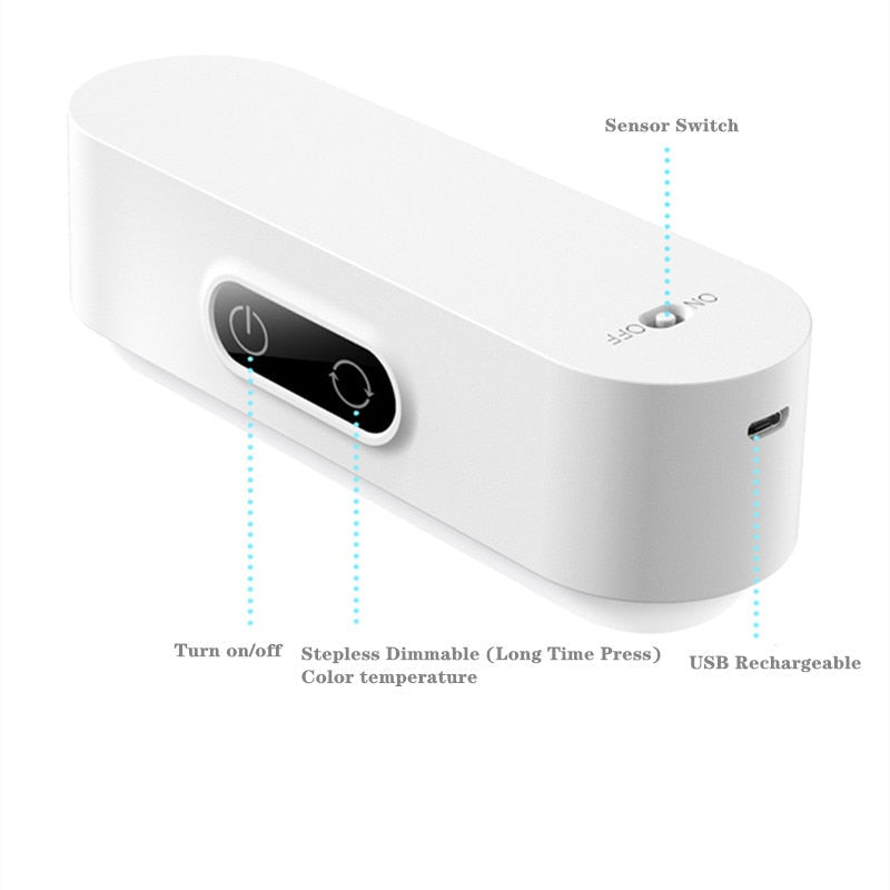 Lâmpada noturna de led com sensor de movimento - viya-stores