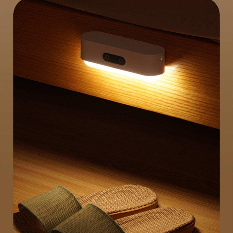 Lâmpada noturna de led com sensor de movimento - viya-stores