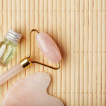 Kit Massagem Facial de Quartzo Rosa DUO - viya-stores