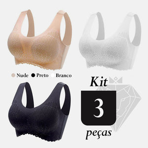 Sutiã sem Costura Comfy Wear – Kit com 3 Peças - viya-stores