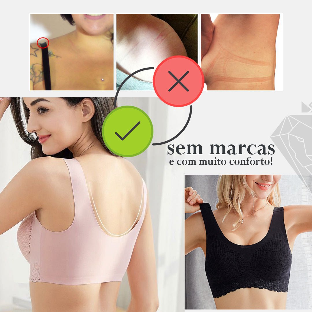 Sutiã sem Costura Comfy Wear – Kit com 3 Peças - viya-stores