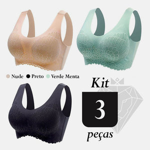Sutiã sem Costura Comfy Wear – Kit com 3 Peças - viya-stores